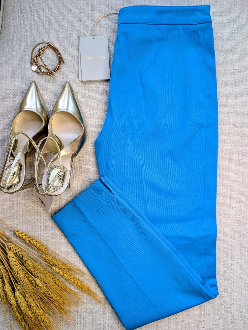 Emilio Pucci 2000's Blue Trouser